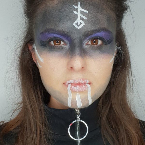 Jagermeister Halloween Party Machiaj Prostetic Romania warrior goddess